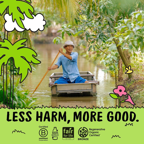 Harmless 10 Oz, 12 Pack Harvest Organic Coconut Smoothie Fl Blend of Coconut Water & Coconut Meat, Natural Hydration