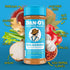 3 Set, 3 Pack, Dan-O's Bottle Seasoning Small Bottles, Includes Spicy, SEA-soning and Cajun Seasonings, Sugar Free