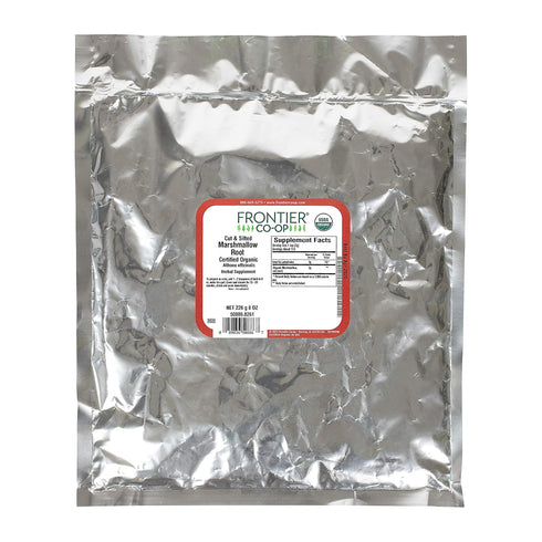 Frontier Co-op Organic Marshmallow Root - 8-Ounce Bulk for Wellness Recipes, Beverages, Skin Care