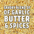 McCormick Grill Mates Garlic Butter Seasoning, 3.1 oz (Pack of 6)
