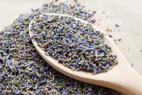 100% 100% Albanian 4oz Organic Lavender Tea | Certified Organic | Food Grade Dried Lavender Flowers | Perfect for Tea