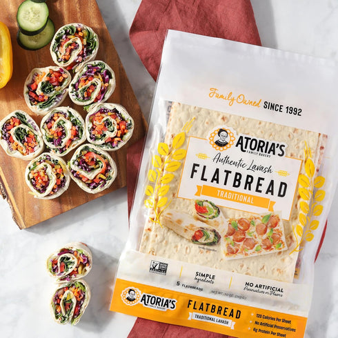 5 Count, 10 Atoria's Family Bakery, Traditional Lavash Ounce