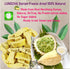 Durian King of Fruit Vacuum Freeze Dried Fresh Durian Monthong, 50 Gram or 1.75 Ounce Pack of 2
