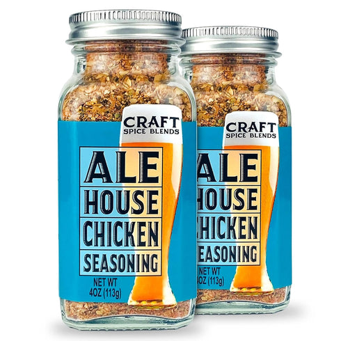 Craft Spice Blends Ale House Chicken Seasoning 2 Pack, All Natural, Sugar Free, Keto, Zero Calories