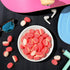 Gummy 4.25 (Pack 12) Trolli Strawberry Puffs, Sour Worms Candy, Ounce Bags