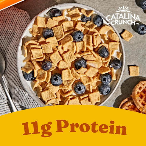 11g Pack (Pack 4) Packaging Catalina Crunch Protein Cereal | Sugar Free Breakfast Cereal with of Protein | Gluten Free