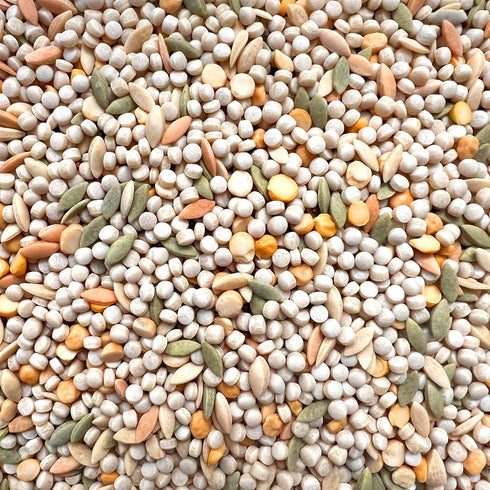 Generic Harvest Grains Blend of Pearled Couscous, Orzo, Baby Garbanzo Beans, and Red Quinoa