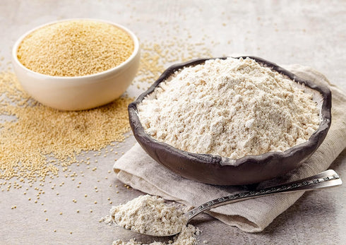 4 Food to Live Gluten Free Organic Amaranth Flour, Pounds Non-GMO Whole Grain Flour, Vegan Fine Meal, Bulk Powder. High