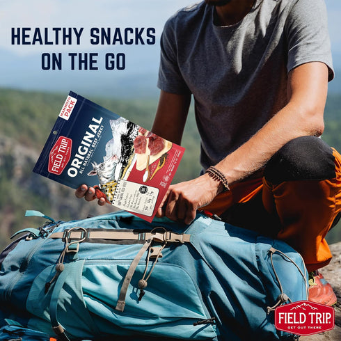 12oz Field Trip Beef Jerky, Gluten Free Jerky, Low Carb, Healthy High Protein Snacks with No Nitrates, Made with All