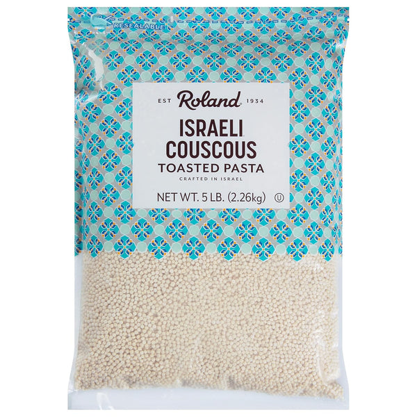 Roland Foods Israeli Couscous Toasted Pasta, Specialty Imported Food, 5 Pound Bag,