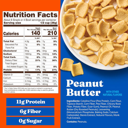 11g 8 oz. (Pack 2) Catalina Crunch Protein Cereal - Sugar Free Breakfast Cereal with of Protein - Excellent Source