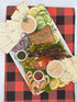 2 (Pack 6) Alaska Smokehouse Smoked Salmon Fillet In A Black Box With A Crimson Wrap, Ounce Boxes