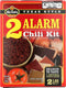 Wick Fowler's 2-Alarm Chili Kit, Texas Style Chili Seasoning Mix with Individual