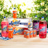 12 oz 12 pack Sunkist Zero Sugar Orange Soda, fl cans