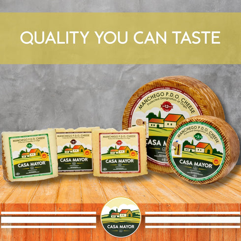 1 lb 3 Manchego Cheese D.O.P Approx. Wheel Aged Months Authentic Spanish Sheeps Milk Cheese by Casa Mayor