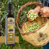 8.45 oz. Pack 2 Ellora Farms, Olive Oil Extra Virgin Organic, Traceable Greek, High phenols Cold press, Kosher, Glass