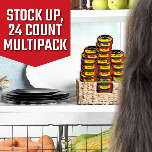0.32 oz., Pack 24 100% 7.68 Oz Jack Links Jerky Chew, of Shredded Beef Jerky, Made with Beef, Teriyaki