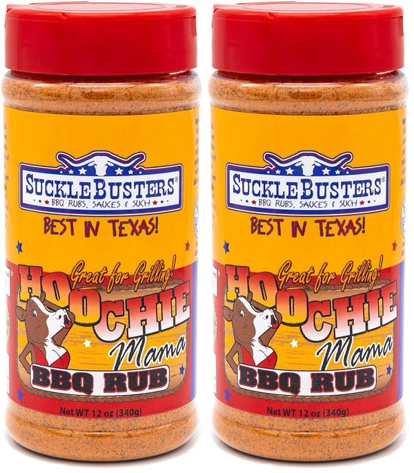 SuckleBusters Hoochie Mama: Award-Winning Sweet, Hot, Smoky BBQ Rub for Beef, Pork,
