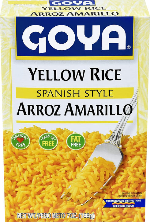 Goya Yellow Rice Mix, Spanish Style, 8 Ounce