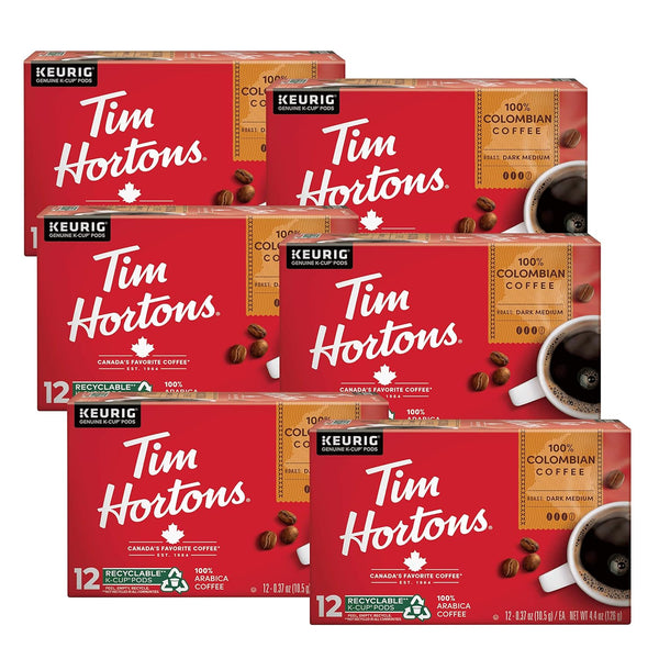 Tim Hortons 100% Colombian, MedTim Hortons 100% Colombian, Medium Dark Roast Coffee,
