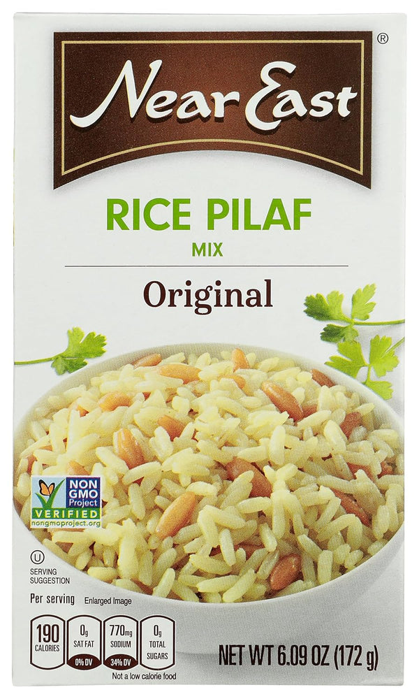 Near East Rice Pilaf Original Mix, Kosher, Non-GMO, 6.09 Ounce (Pack of