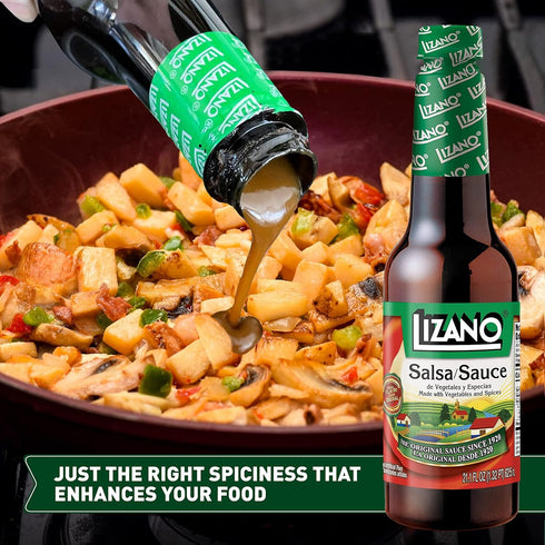 Lizano Salsa Sauce with Vegetables and Spices, 21.1 fl oz
