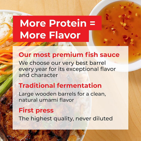 Red Boat Fish Sauce, Phamily Reserve | Premium 50°N Fish Sauce, Gluten and Sugar Free - 8.45 fl oz