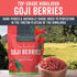 1 lb (454 Viva Naturals Organic Dried Goji Berries, g) Non-GMO, Vegan Wolfberries, Perfect for Goji Berry Tea
