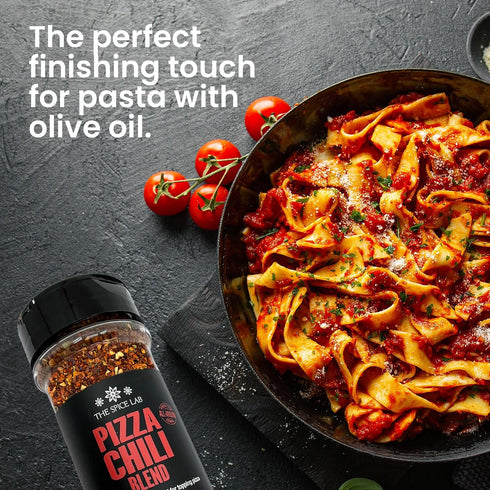 6 PACK The Spice Lab Pizza Chili Blend No Added Salt Artisan Spice Mix with Aleppo Pepper, Korean Chili Flakes, Garlic