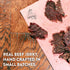 3 Pack 4 oz. Hardtimes Handcrafted Beef Jerky - Original Flavor - of Bags