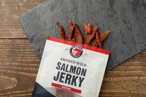 2.5 oz SeaBear - Smoked Wild Salmon Jerky - Traditional
