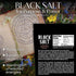 14 Oz Black Salt for Protection Rituals & Wiccan Spells, Handcrafted Negative Energy Protection Crystals
