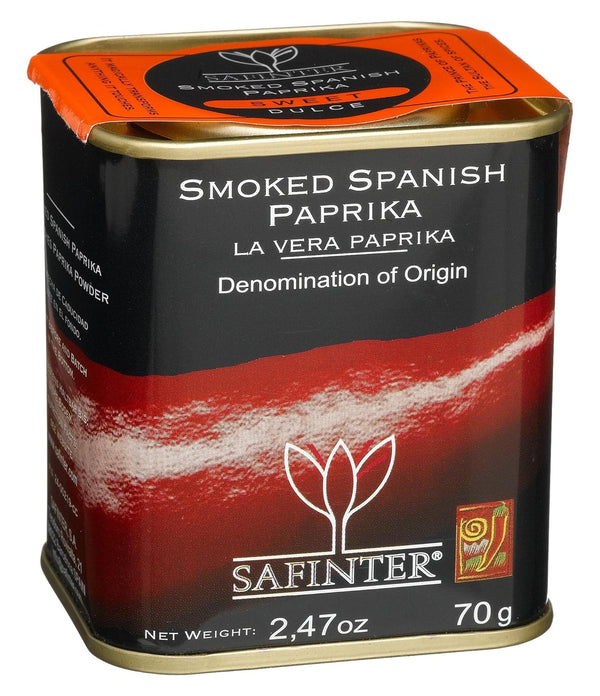 Safinter Smoked Spanish Paprika Sweet, 2.47 Ounce Tin (Pack of 4)