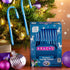 5.3 oz 12 Count Brach's Blueberry Candy Canes, Christmas Candy, Holiday Ornaments, Box