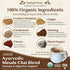100 4oz DelighTeas Organic Masala Chai Powder | Caffeine free, Unsweetened, Vegan, Keto | Ayurvedic Digestive Support
