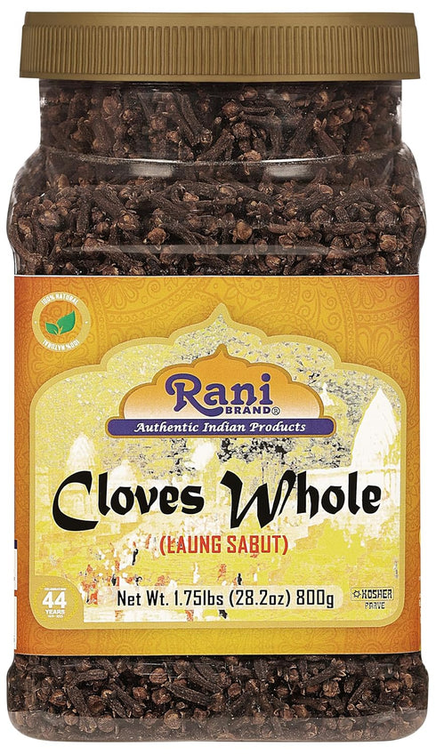 Rani Cloves Whole (Laung) 28oz (800g) Great for Food, Tea, Pomander Balls