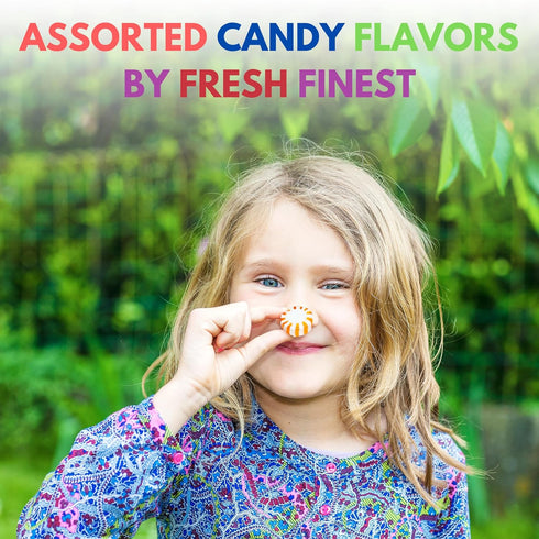 Swirls.170 Count (855g) Fresh Finest Bulk Starlights Candies - Fruity Starlight of Assorted Fruit Flavors.