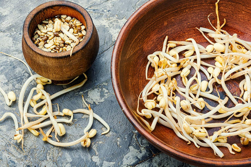 3 Food to Live Organic Yellow Mung Dal, Pounds Non-GMO, Peeled Split Mung Beans (Moong Dal). Ayurvedic Food. Easy
