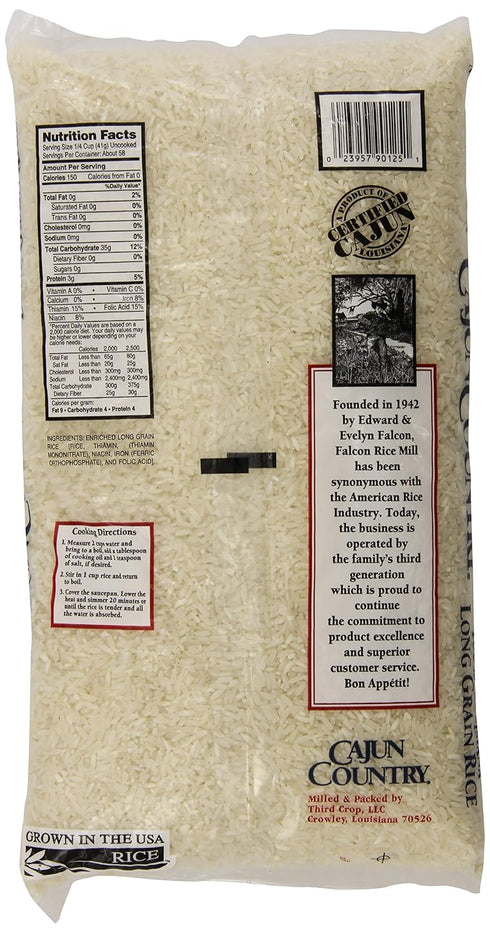 Falcon Rice Country 5 Cajun Louisiana Long Grain Rice, Pounds