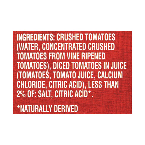 Redpack 1.76 2-Pack Crushed Tomatoes in Puree, Kosher and Gluten Free, Ounce Cans