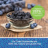 1 16 oz. Herbaila Whole Dried Blueberries, No Sugar Added, Bulk, Dehydrated, Dried Unsweetened Blueberries, All