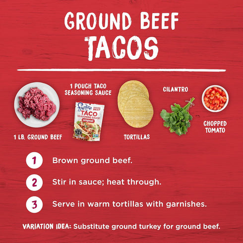 frontera 8 oz. Original Ground Beef Seasoning Taco Sauce
