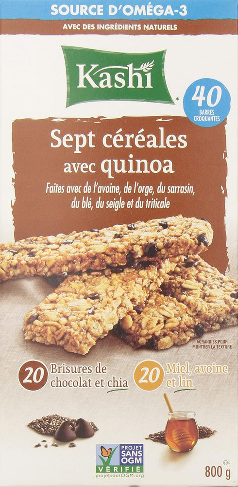 40 Count KASHI Seven Grain with Quinoa Bars
