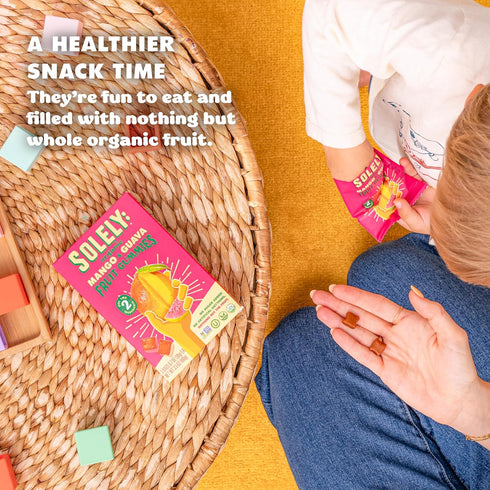 Gummies Pack (6 3 5 -20 (3.5 oz) SOLELY - Organic Mango Whole Fruit Variety Boxes, Flavors, Individual Bags per Box)