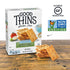 6 3.5 oz Good Thins Garden Veggie Rice Snacks Gluten Free Crackers, Bulk Snack Crackers, - Boxes