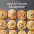 1-Pack, 2.5-lb Lars Own Professional Series Swedish Pearl Sugar Resealable Bag Non-Melting, All-Natural Decorative Nib