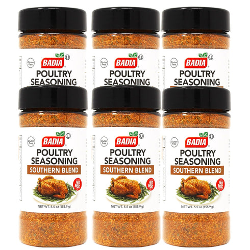 Badia Poultry Seasoning Southern Blend, 5.5 Ounce (Pack of 6)