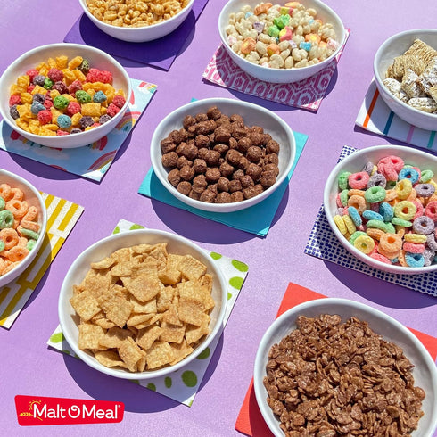 32 OZ Malt-O-Meal Peanut Butter Cups Breakfast Cereal, Made with Real Cocoa and Peanut Butter, Resealable Cereal Bag