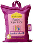 Asian Kitchen Ponni Raw Rice 4-Pound Bag, 4lbs (1.81kg) Short Grain Rice