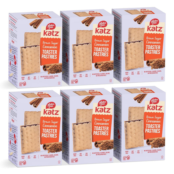 Katz Gluten Free Toaster Pastries, Cinnamon. Healthy snacks for adults and kids.